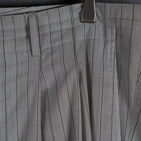 "nonnotte"  2-Tuck Draw Cord Wide Trousers