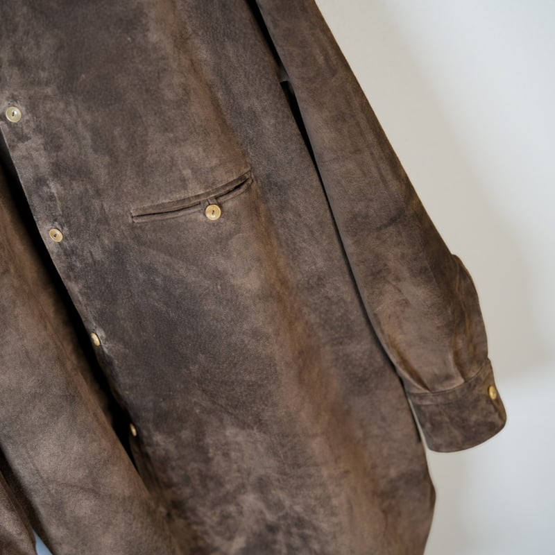 the Mad Shop suede shirt 