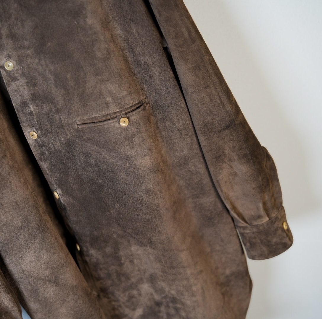 the Mad Shop suede shirt 