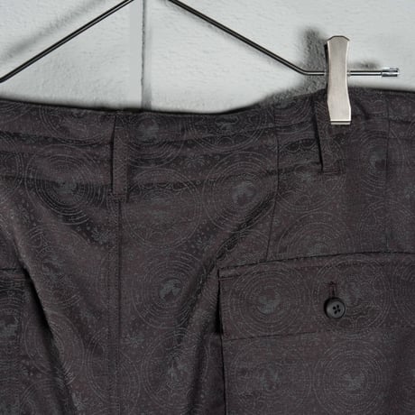 "nonnotte"  2-Tuck Draw Cord Wide Trousers