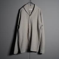 "Aquellos Ojos Verdes bishu"   Shawl collar capri shirt