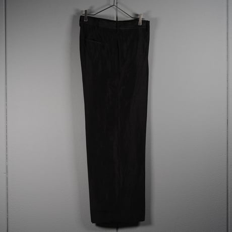 "nonnotte"  Draw Cord Wide Straight Trousers