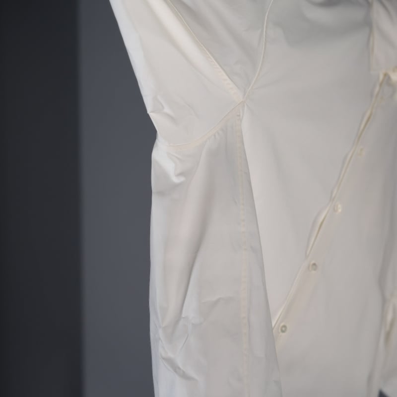 nonnotte Draping Shirt Type A White | ARVA