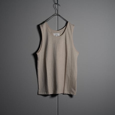 "rinoneca"  Linen Piqué Tank Top