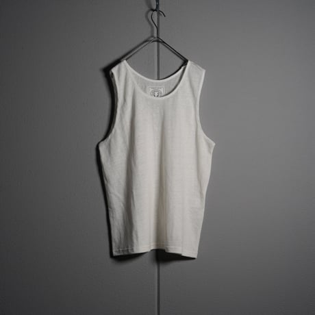 "rinoneca"  Linen Piqué Tank Top