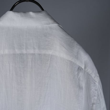 "Aquellos Ojos Verdes BISHU" 　Classic open collor shirt