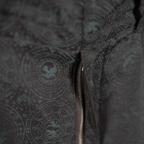 "nonnotte"  2-Tuck Draw Cord Wide Trousers