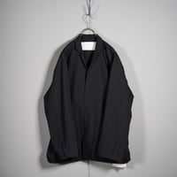 "nonnotte"  Swan Drop Collar Shirt Jacket