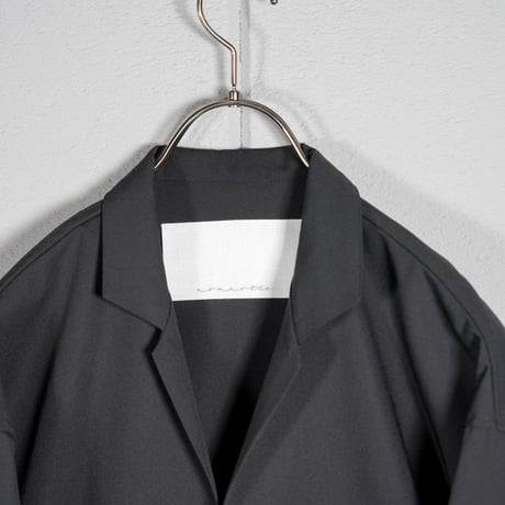 "nonnotte"  Swan Drop Collar Shirt Jacket