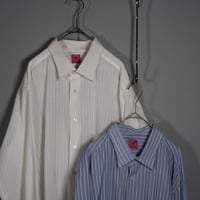 "PERIOD FEATURES"  Khadi Cotton Striped Shirt