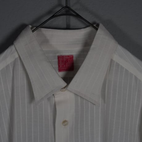 "PERIOD FEATURES"  Khadi Cotton Striped Shirt