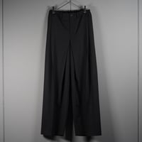 "nonnotte"  Draping Crotch Box 1Tuck Trousers