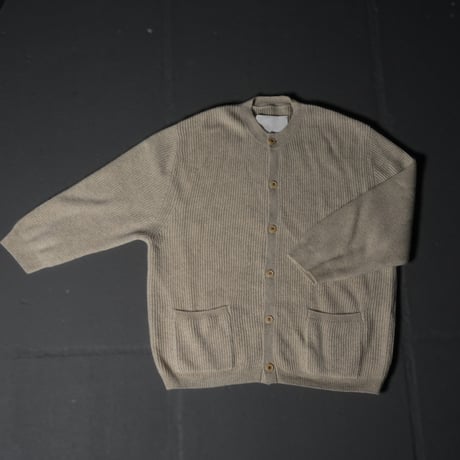 "nonnotte"  EX.C/N Drift Cardigan - White Yak Edition