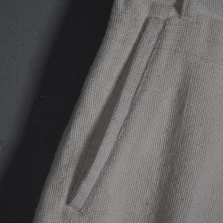 "PERIOD FEATURES"  0-Count Khadi Cotton Shorts