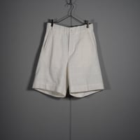 "PERIOD FEATURES"  0-Count Khadi Cotton Shorts