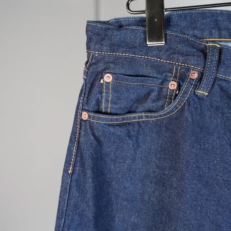 "cantate"  Denim Straight Trousers (one wash)