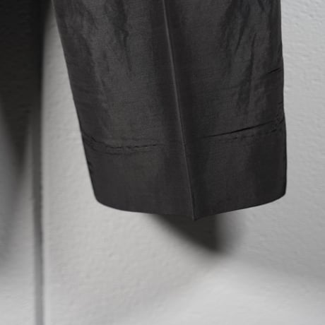 "nonnotte"  Draw Cord Wide Straight Trousers