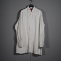 "PERIOD FEATURES"  0-Count Khadi Cotton Long Shirt