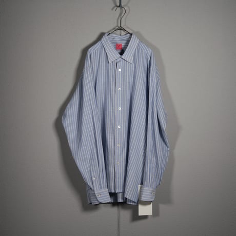 "PERIOD FEATURES"  Khadi Cotton Striped Shirt