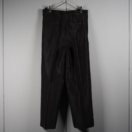"nonnotte"  Draw Cord Wide Straight Trousers