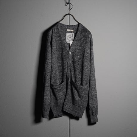 "rinoneca"  Linen Mesh Cardigan