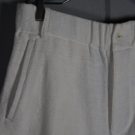 "PERIOD FEATURES"  0-Count Khadi Cotton Shorts