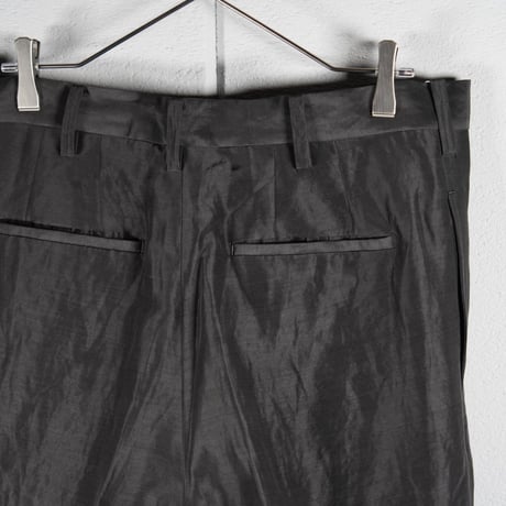 "nonnotte"  Draw Cord Wide Straight Trousers