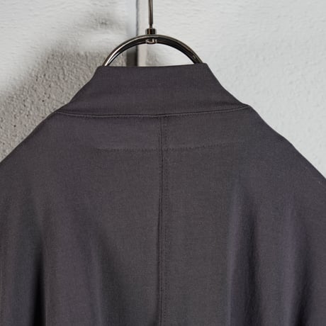 "nonnotte"  Draping Bias Sleeve Zip Up Blouson