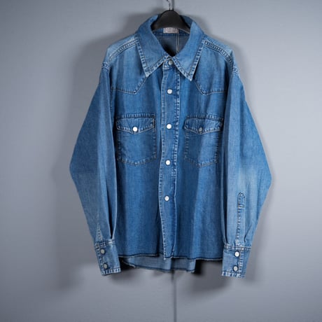 25AW Kooky zoo ウエスタンデニムシャツ ＜KOOKY ZOO＞DENIM WESTERN