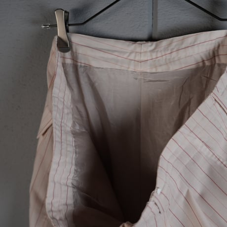 "nonnotte"  2-Tuck Draw Cord Wide Trousers