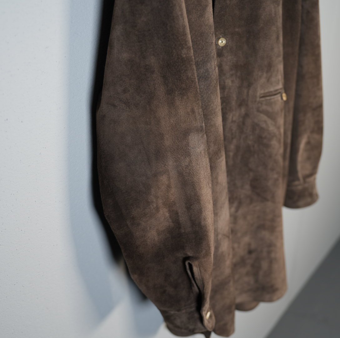 the Mad Shop suede shirt 