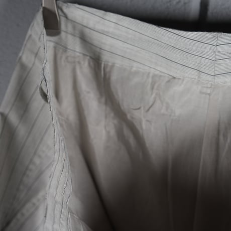 "nonnotte"  2-Tuck Draw Cord Wide Trousers