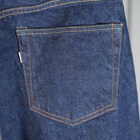 "cantate"  Denim Straight Trousers (one wash)