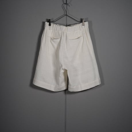 "PERIOD FEATURES"  0-Count Khadi Cotton Shorts