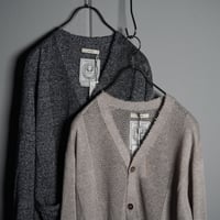 "rinoneca"  Linen Mesh Cardigan