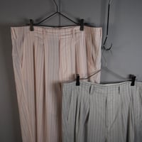 "nonnotte"  2-Tuck Draw Cord Wide Trousers