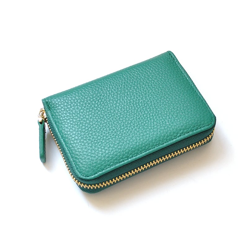 MOMO】牛革 蛇腹 ミニ財布 AN-3174 □5色展開□ 蛇腹カードポケット