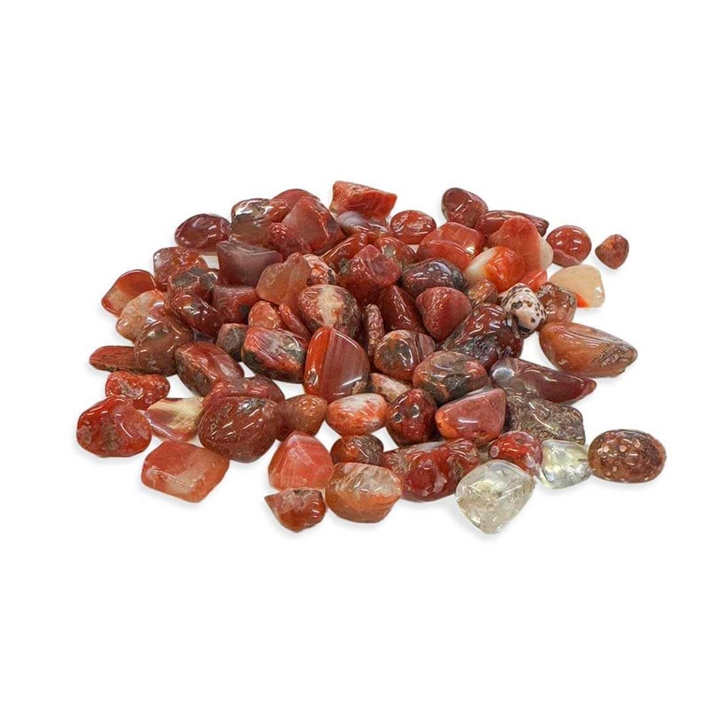 パワーストーン 赤瑪瑙 レッドメノウ 天然石 ガーデニング 花壇 飾り石