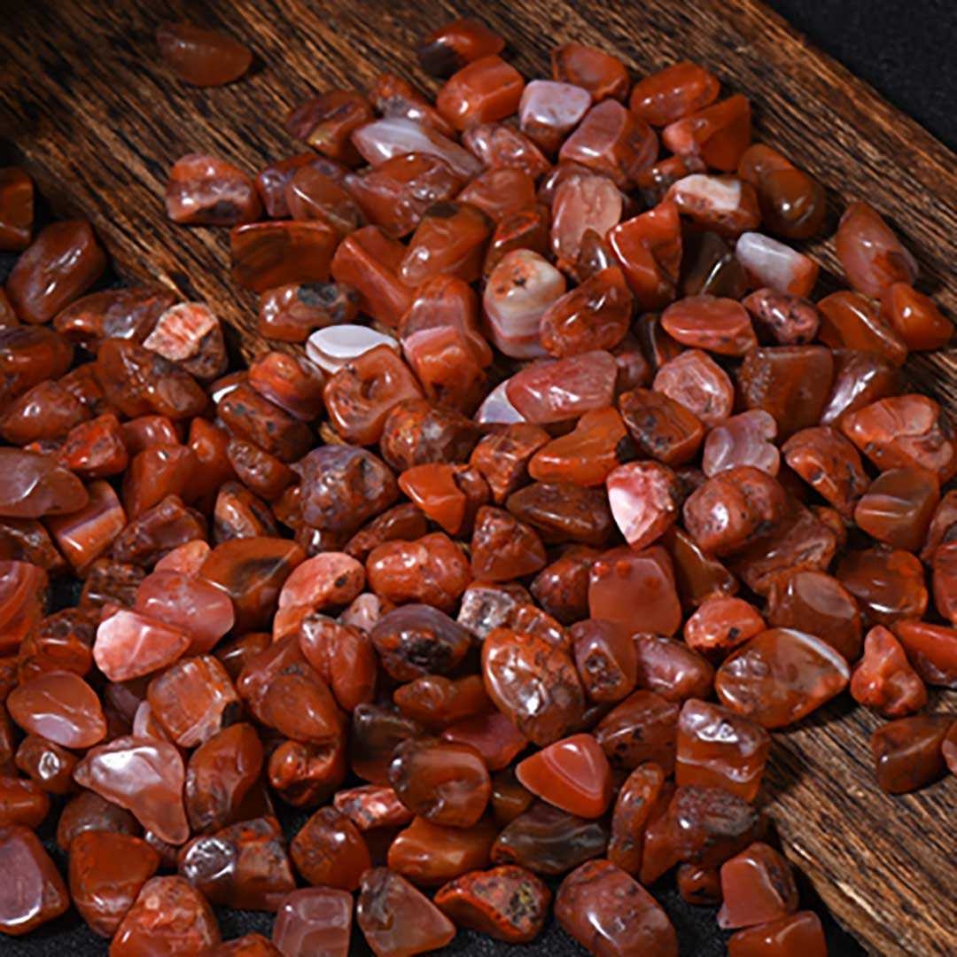 パワーストーン 赤瑪瑙 レッドメノウ 天然石 ガーデニング 花壇 飾り石