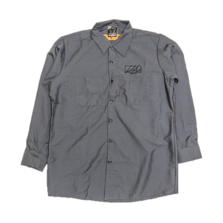 Logo L/S Shirts / Charcoal
