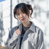 Logo L/S Shirts / Light Gray