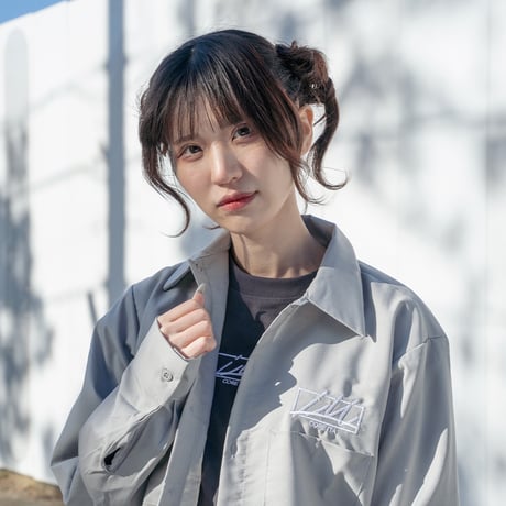 Logo L/S Shirts / Light Gray