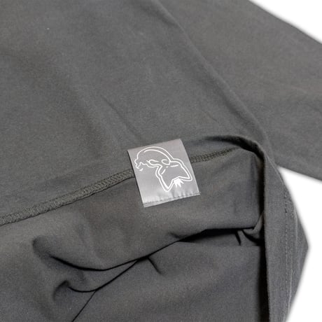 Logo L/S Tee / Charcoal