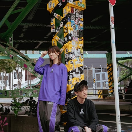 [Graffiti] L/S Tee / Purple