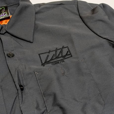 Logo L/S Shirts / Charcoal