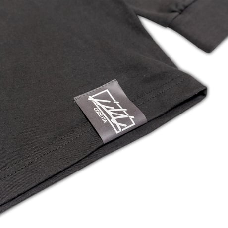 Logo L/S Tee / Charcoal