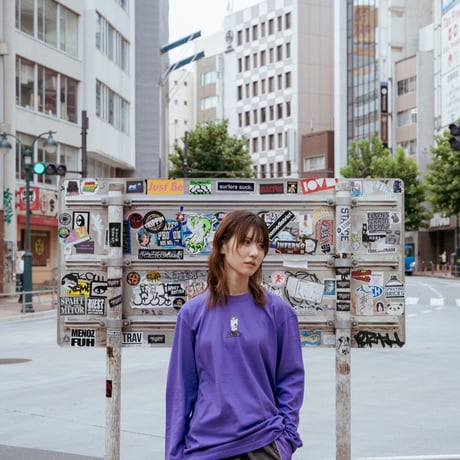 [Graffiti] L/S Tee / Purple