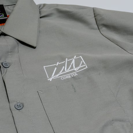 Logo L/S Shirts / Light Gray