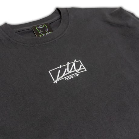 Logo L/S Tee / Charcoal