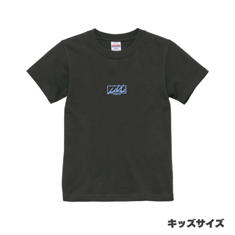 Logo Tee / Black × Blue